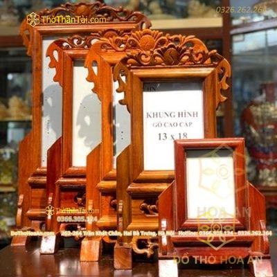Khung Ảnh Thờ Gỗ Hương