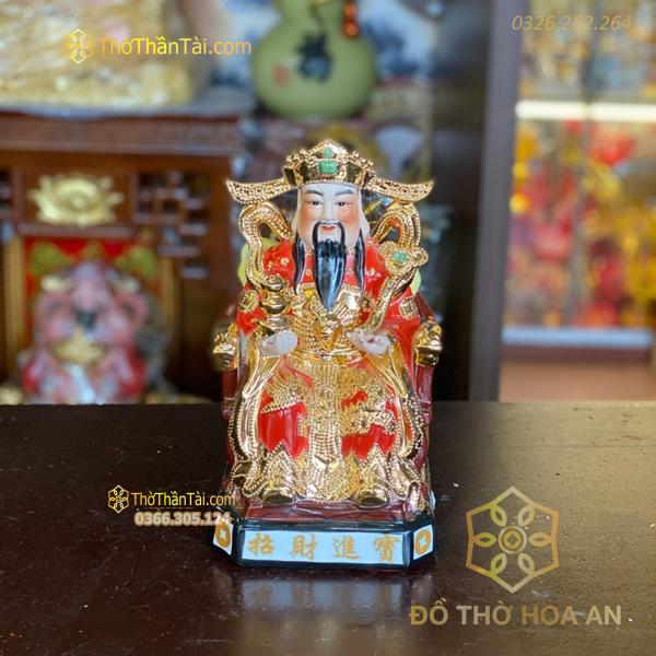 Tượng Thần Phát/ Tượng Thần Tiền Triệu Công Minh Sứ Đỏ