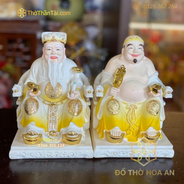 Tượng Thần Tài Thổ Địa Composite Vàng SP000925