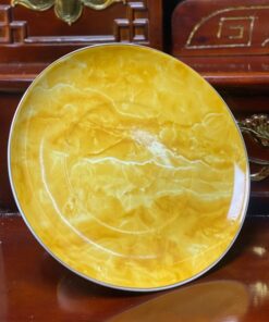 Mâm Bồng Thờ Sứ Vân Đá Vàng