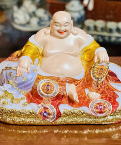 Tượng Di Lặc Hiệu Ứng Đồng Đỏ
