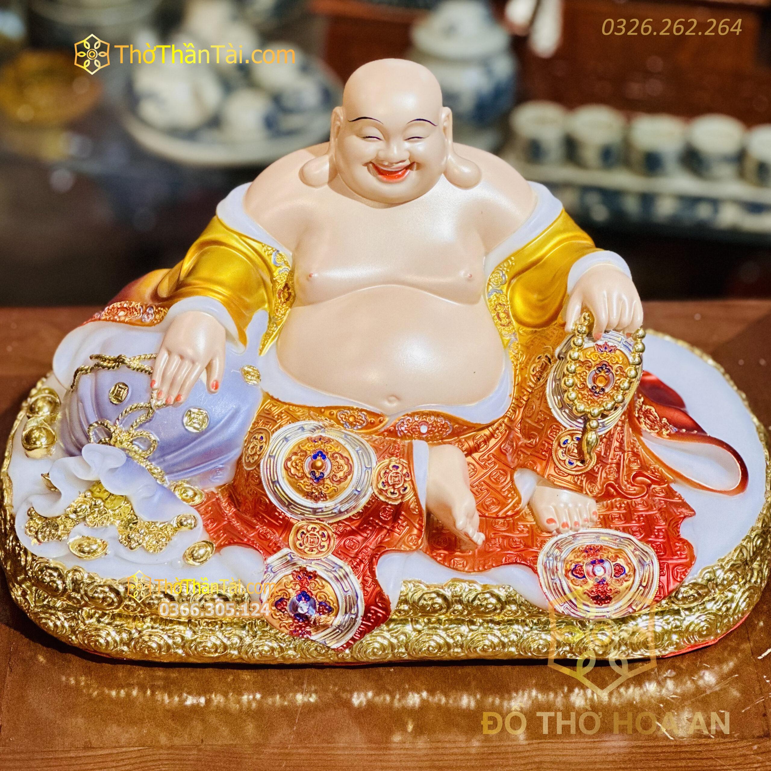 Tượng Di Lặc Hiệu Ứng Đồng Đỏ