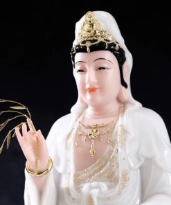 Tượng Quan Âm Đá Trắng 2401