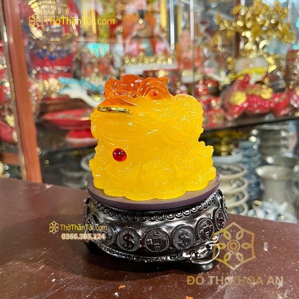 Cóc/Thiềm Thừ Phong Thuỷ Đế Xoay Vàng