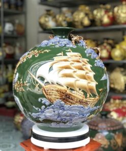 Bình Hút Lộc Thuận Buồm Xuôi Gió Đắp Nổi