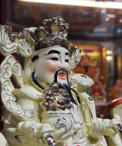 Tượng Thần Phát/ Tượng Thần Tiền Triệu Công Minh Sứ Vàng Ngà