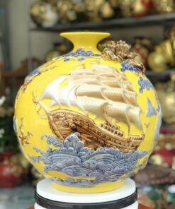 Bình Hút Lộc Thuận Buồm Xuôi Gió Đắp Nổi