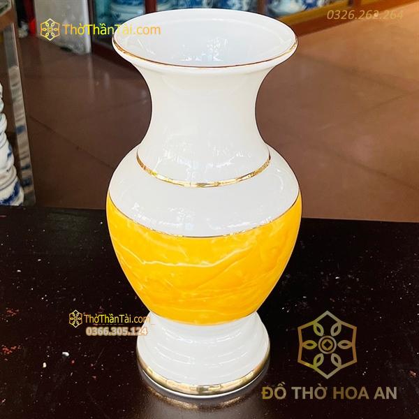 Lọ Hoa Vân Đá Vàng