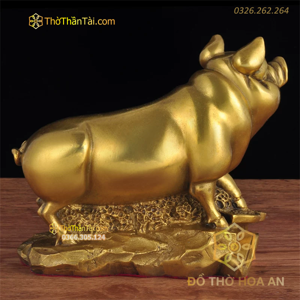 Tượng Phong Thủy Heo Vàng Tài Lộc