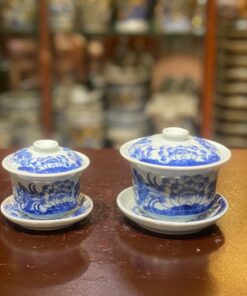 Bát Sâm/Bát Nước Hoa Sen Men Ngọc