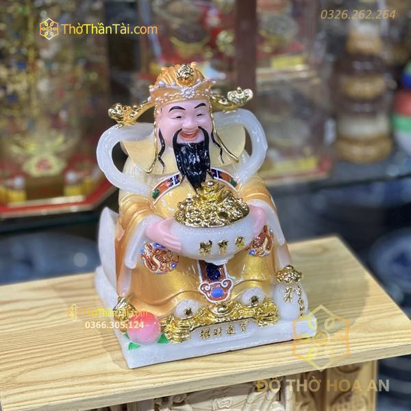 Tượng Thần Tiền/ Thần Phát Phú Quý Vàng Cam