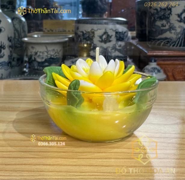 Nến Bơ Hoa Sen Tịnh Tâm 24h