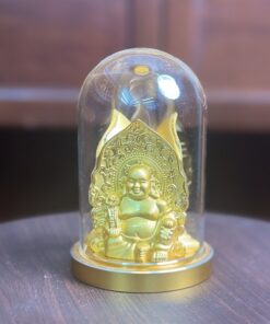 Tượng Tam Thế Phật Kính Đế Tròn Đặt Ô Tô-Bàn Làm Việc