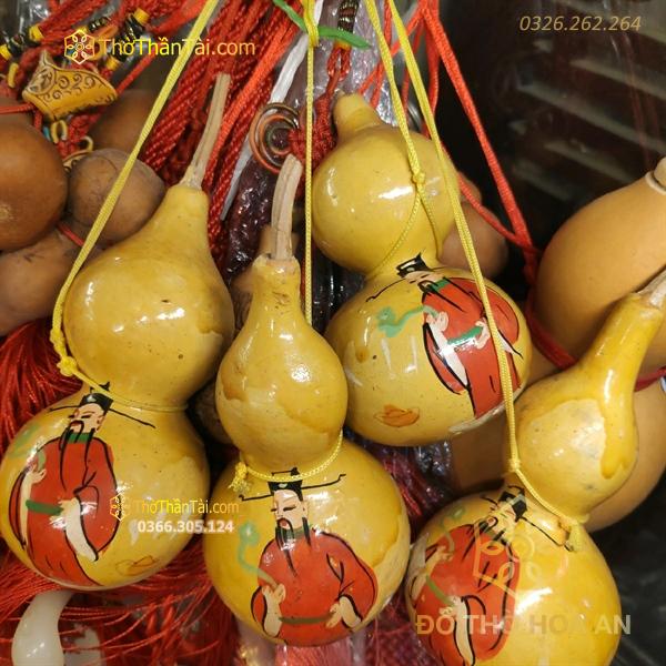 Hồ Lô Gỗ/Móc Treo Chìa Khóa Hồ Lô Gỗ Hình Phúc