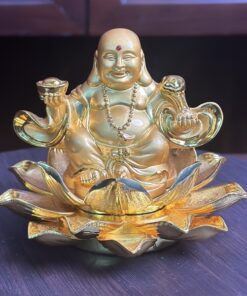 Tượng Di Lặc Tọa Sen Đặt Ô Tô-Bàn Làm Việc
