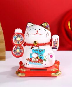 Mèo Thần Tài Năng Lượng 10cm