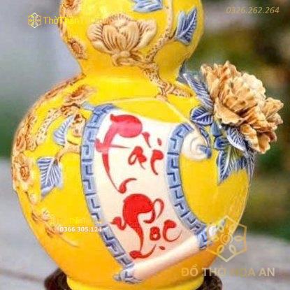 Hồ Lô Hút Lộc Tài Lộc Đắp Nổi