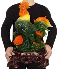 Gà Trống Đá Xanh Đế Gỗ
