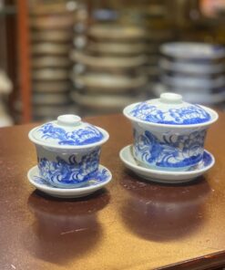 Bát Sâm/Bát Nước Hoa Sen Men Ngọc