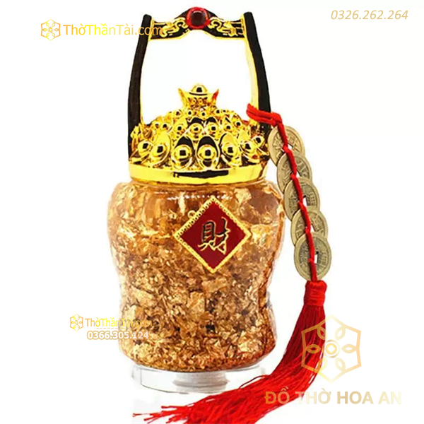 Xô Vàng Lá Chiêu Tài Lộc