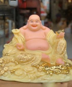 Tượng Phật Di Lặc Đá Vàng