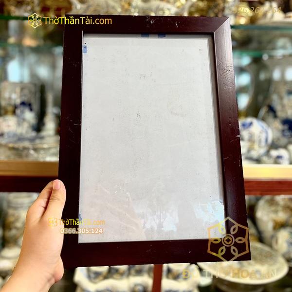 Khung Ảnh Thờ Treo Nhựa Đen