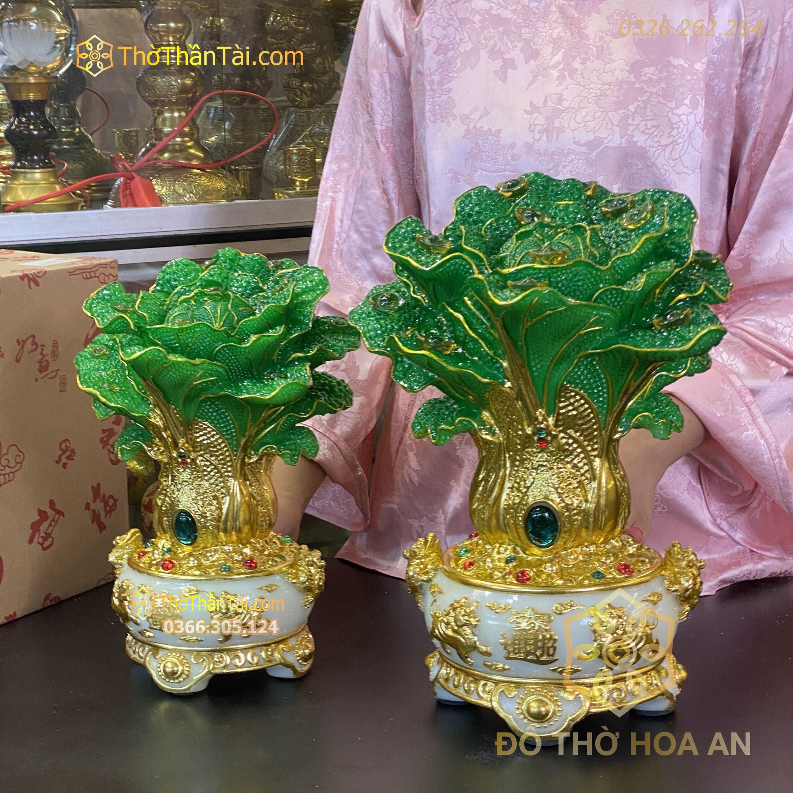 Bảo Bồn Tụ Của Cải Dát Vàng