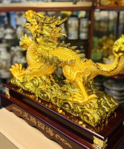 Tượng Rồng Phong Thủy Nắm Long Châu
