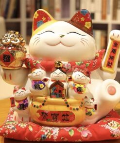 Mèo Thần Tài Tụ Bảo Bồn Thống Nhất Kim