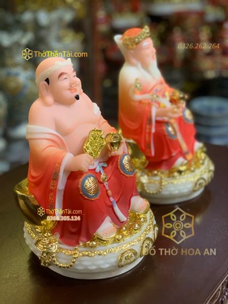 Tượng Thần Tài Thổ Địa Đá Đỏ TD10