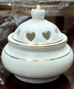 Đốt Trầm Sứ Vân Đá Trắng