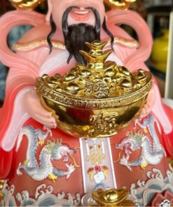 Tượng Thần Tiền Thiềm Thừ Bột Đá Đỏ
