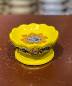 Chân Nến Men Vàng Hoàng Kim