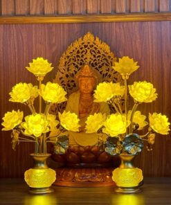 Đèn Thờ Hoa Sen Tịnh Thế Hoa Khai