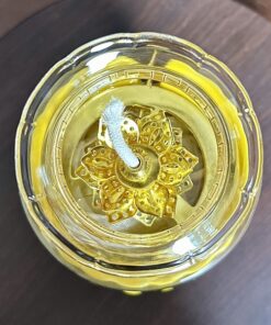 Đèn Dầu Gấm Vàng