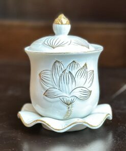 Chóe Thờ Hoa Sen Bạch Ngọc