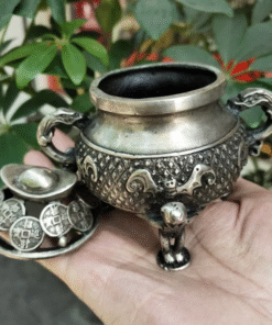 Đốt Trầm Đồng Thỏi Tiền Vàng