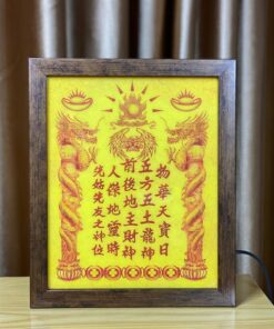 Bài Vị Thần Tài Thổ Địa Tranh Trúc Chỉ