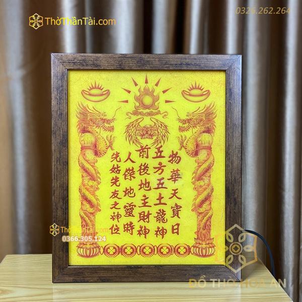 Bài Vị Thần Tài Thổ Địa Tranh Trúc Chỉ