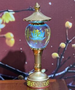 Đèn Thờ 1 Bông Chóp Cầu Hoa Sen Cao Cấp