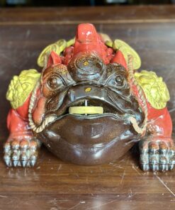 Cóc Thiềm Thừ Sứ Tử Sa Đỏ