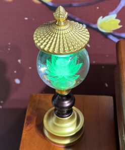 Đèn Thờ 1 Bông Chóp Cầu Hoa Sen