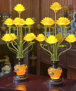 Đèn Thờ 9 Bông Lưu Ly Trường Minh