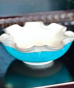 Bát Thả Hoa Sứ Vân Đá Xanh