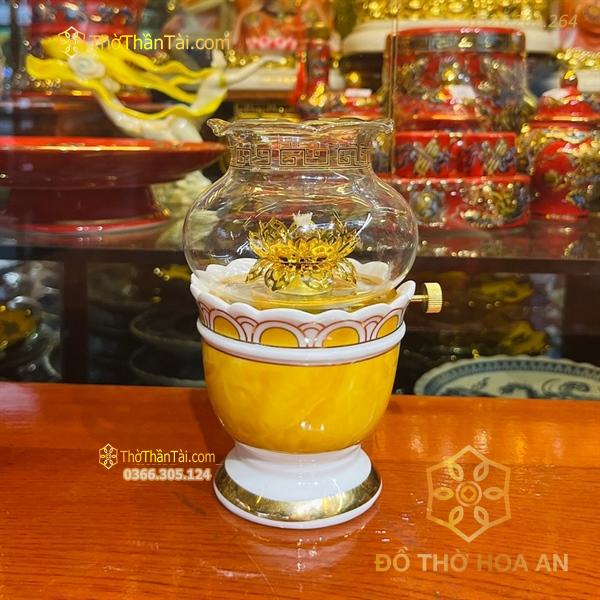 Đèn Dầu Vân Đá Vàng