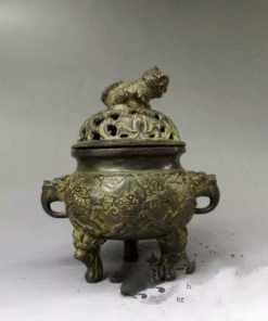 Đốt Trầm Đồng Nắp Hổ