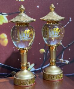 Đèn Thờ 1 Bông Chóp Cầu Hoa Sen Cao Cấp