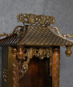 Bàn Thờ Thần Tài Gỗ Gụ Mái Chùa