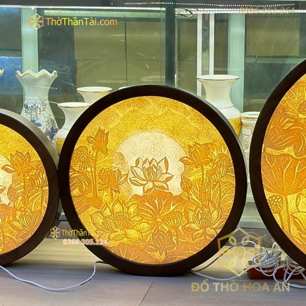Tranh Hào Quang Trúc Chỉ Mặt Mica