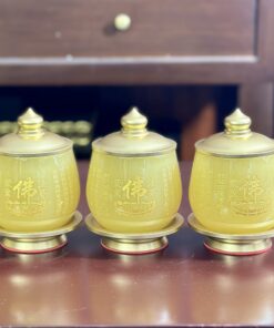Chóe Thờ Lưu Ly Vàng Bọc Đồng